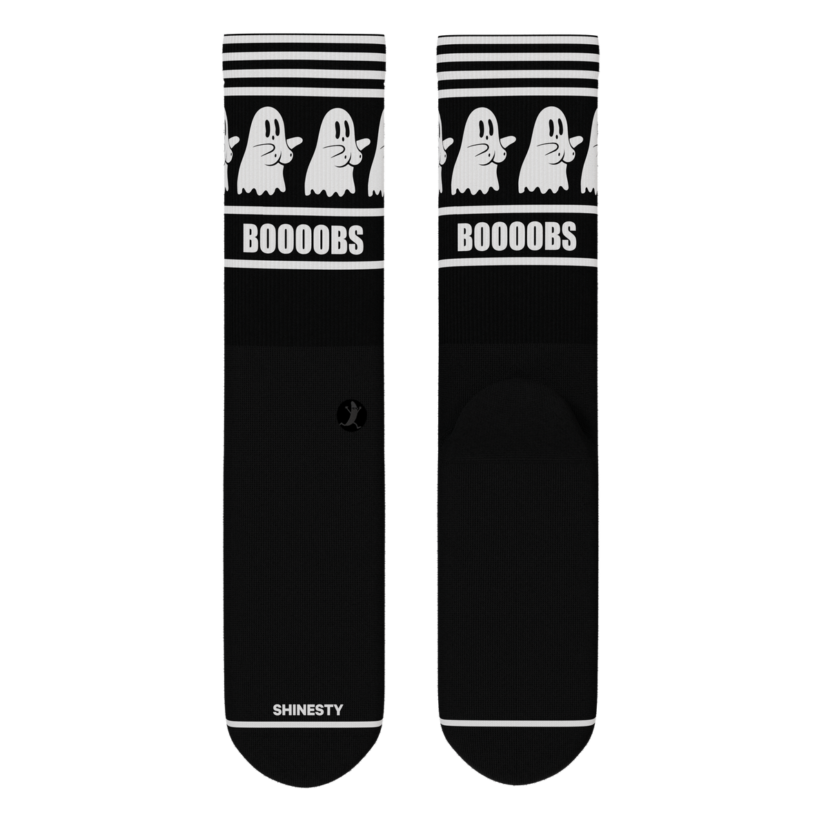 The Ghoul Next Door | Busty Ghost Heel Hammock™ Crew Socks - Shinesty