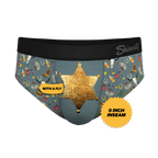 The Giddy Up | Sheriff Badge Ball Hammock® Pouch Underwear Briefs - Shinesty