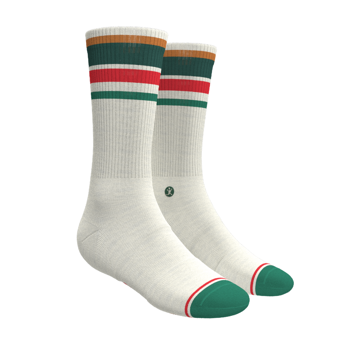 The Ginger Rail | Gingerbread Heel Hammock™ Crew Socks - Shinesty