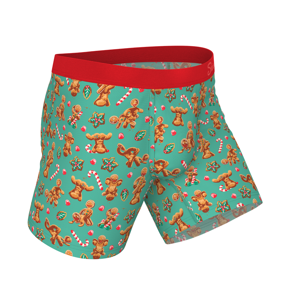 The Ginger Rail | Gingerbread Ball Hammock® Pouch Underwear - Shinesty