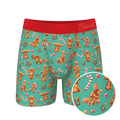 The Ginger Rail | Gingerbread Ball Hammock® Pouch Underwear With Fly - Shinesty