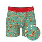 The Ginger Rail | Gingerbread Ball Hammock® Pouch Underwear With Fly - Shinesty