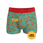 The Ginger Rail | Gingerbread Ball Hammock® Pouch Trunks Underwear - Shinesty