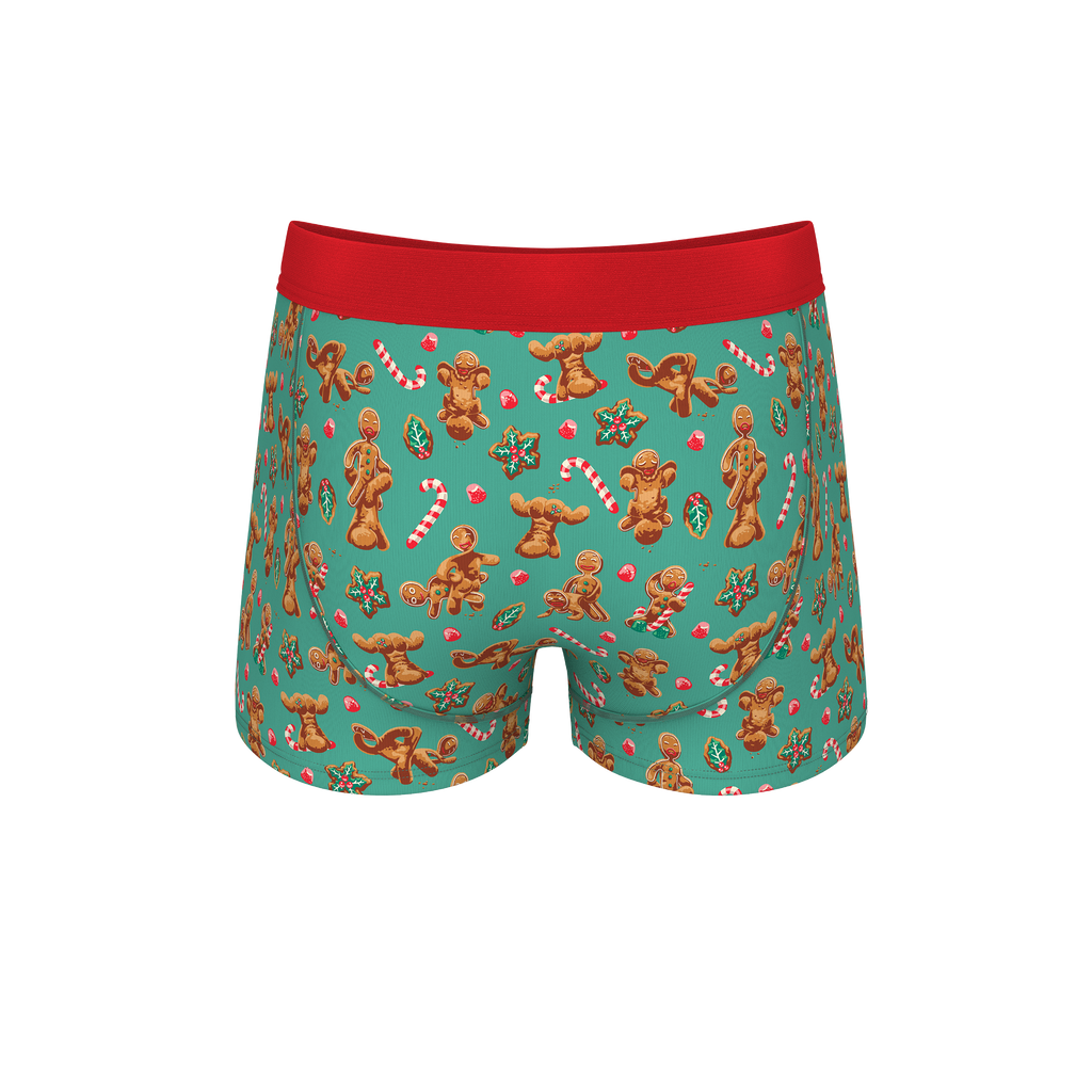 The Ginger Rail | Gingerbread Ball Hammock® Pouch Trunks Underwear - Shinesty