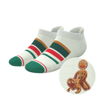 The Ginger Rail | Gingerbread Heel Hammock™ Ankle Socks - Shinesty