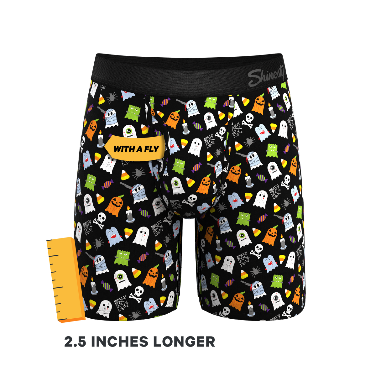 The Good Ghouls | Halloween Themed Ball Hammock® Boxer - Long Leg - Shinesty