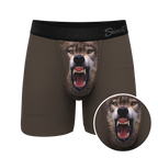 The Grey's Growl | Wolf Ball Hammock® Pouch Underwear With Fly - Shinesty