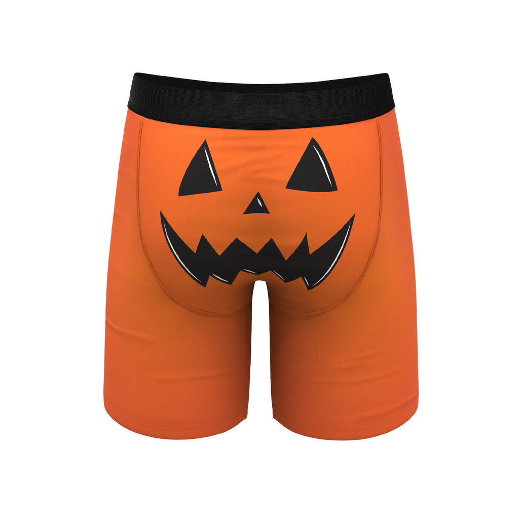 The Good Gourd | Jack O Lantern Ball Hammock® Boxer - Long Leg - Shinesty