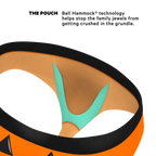 The Good Gourd | Jack O Lantern Ball Hammock® Pouch Underwear Briefs - Shinesty