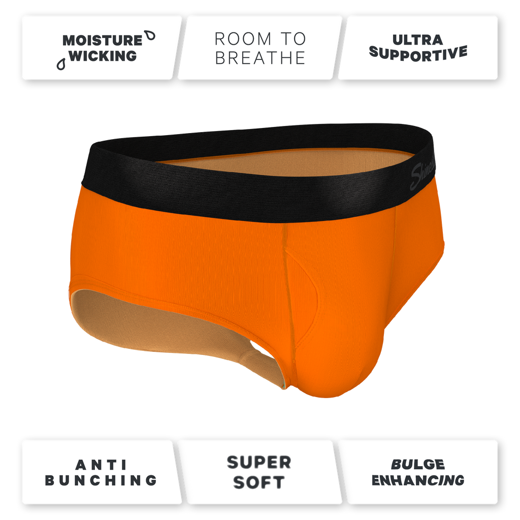The Good Gourd | Jack O Lantern Ball Hammock® Pouch Underwear Briefs - Shinesty