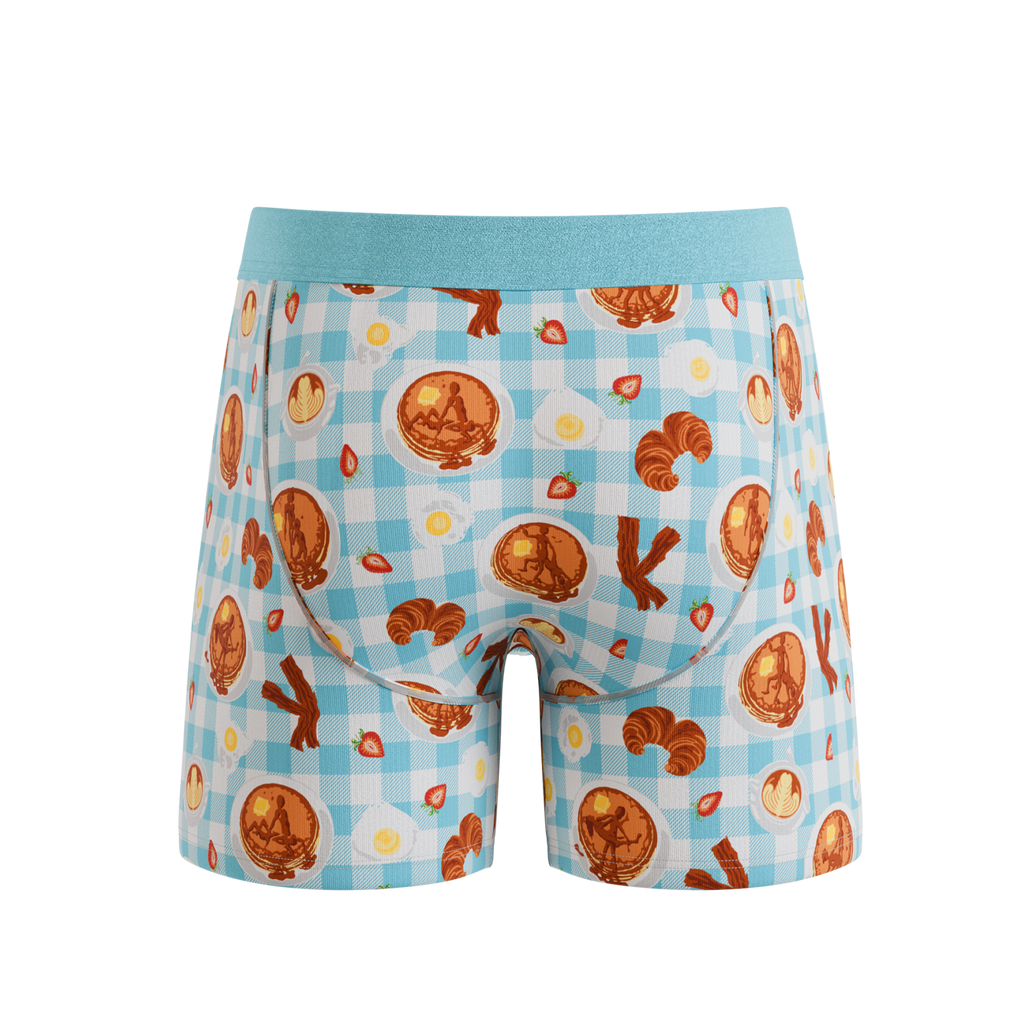 The Good Moaning | Naughty Breakfast Ball Hammock® Pouch Underwear With Fly - Shinesty