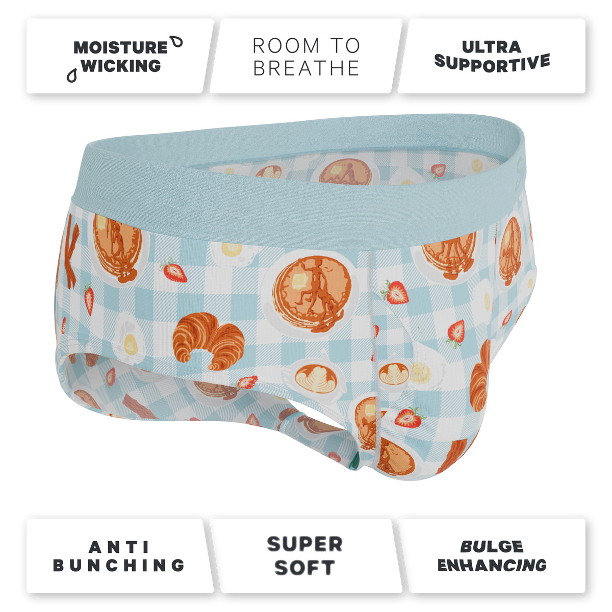 The Good Moaning | Naughty Breakfast Ball Hammock® Pouch Underwear Briefs - Shinesty