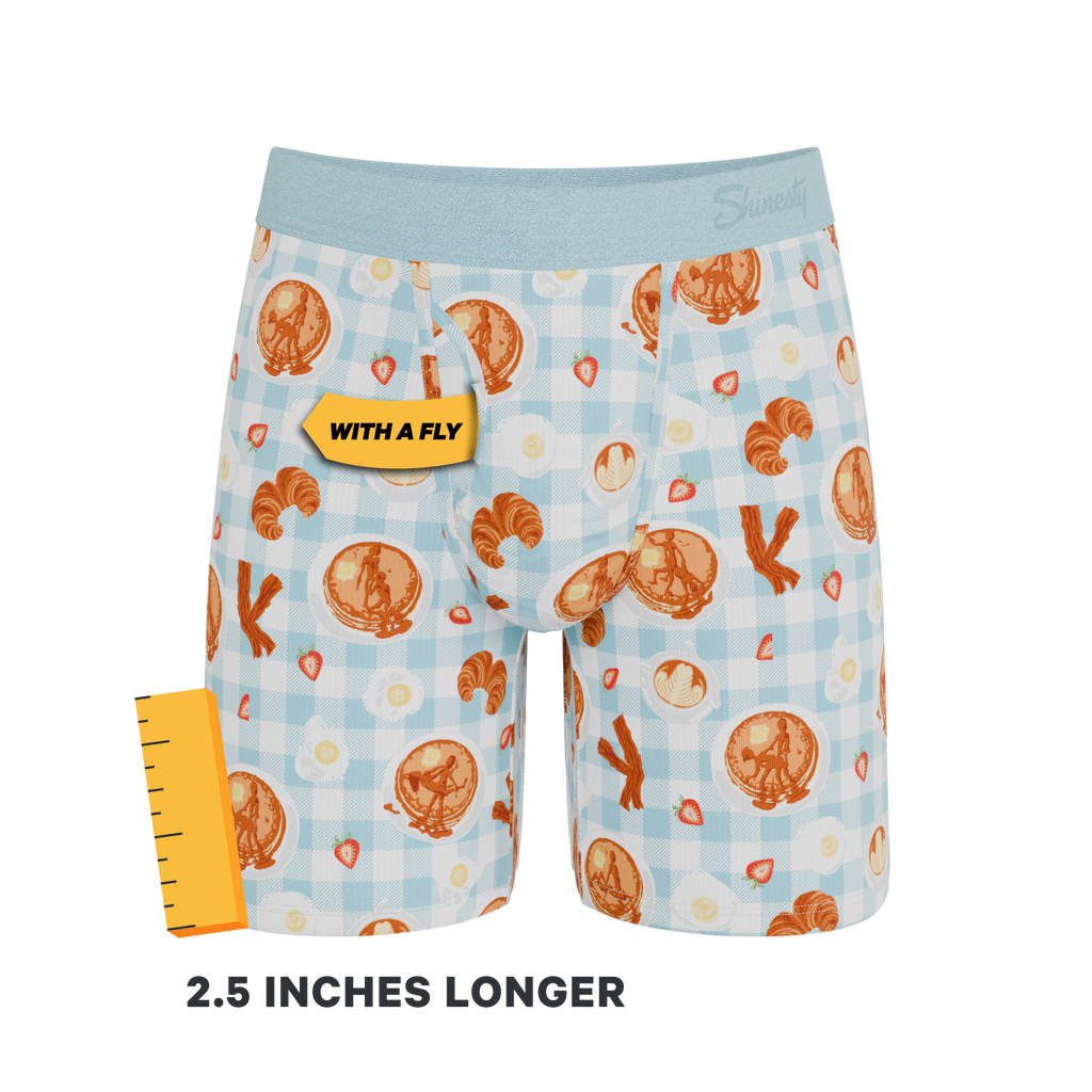 The Good Moaning | Naughty Breakfast Ball Hammock® Boxer - Long Leg - Shinesty