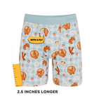 The Good Moaning | Naughty Breakfast Ball Hammock® Boxer - Long Leg - Shinesty