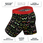 The Goodie Garland | Christmas Tinsel Busts Ball Hammock® Boxer - Long Leg - Shinesty