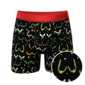 The Goodie Garland | Christmas Tinsel Busts Ball Hammock® Pouch Underwear With Fly - Shinesty