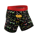 The Goodie Garland | Christmas Tinsel Busts Ball Hammock® Pouch Underwear With Fly - Shinesty