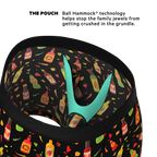 The Gotcha Sriracha | Hot Sauce Ball Hammock® Pouch Underwear With Fly - Shinesty