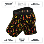 The Gotcha Sriracha | Hot Sauce Ball Hammock® Boxer - Long Leg - Shinesty