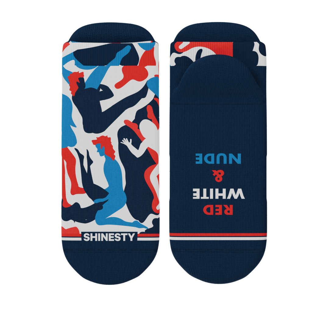 The Grand Finale | USA Camouflage Heel Hammock™ Ankle Socks - Shinesty