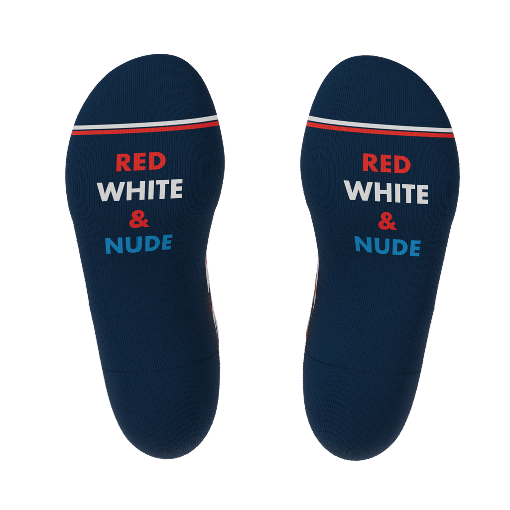 The Grand Finale | USA Camouflage Heel Hammock™ Ankle Socks - Shinesty