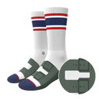 The Granola | Strap Sandal Heel Hammock™ Crew Socks - Shinesty