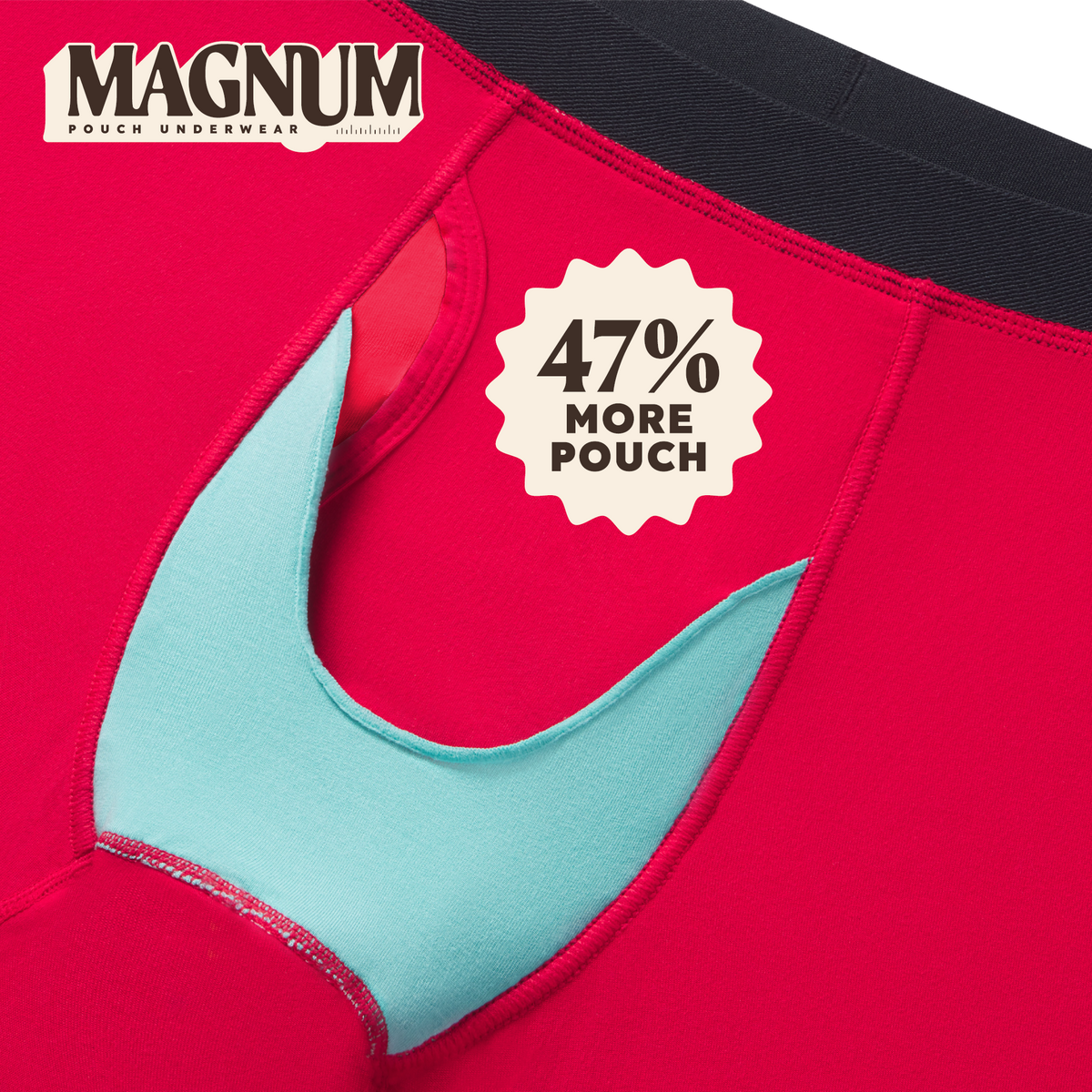 The Graphite | Tonal Grey Ball Hammock® Magnum Big Pouch Underwear - Shinesty