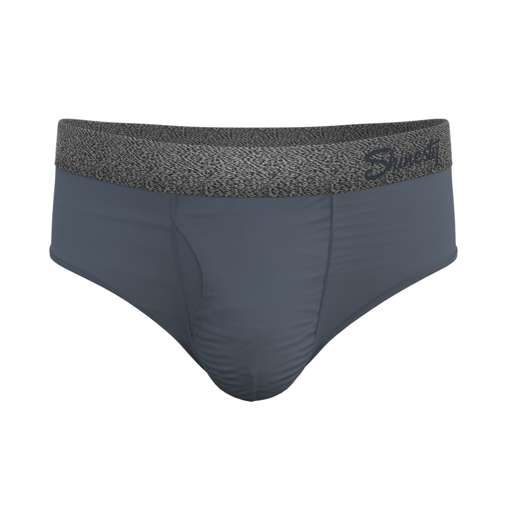 The Graphite | Tonal Grey Ball Hammock® Pouch Underwear Briefs - Shinesty