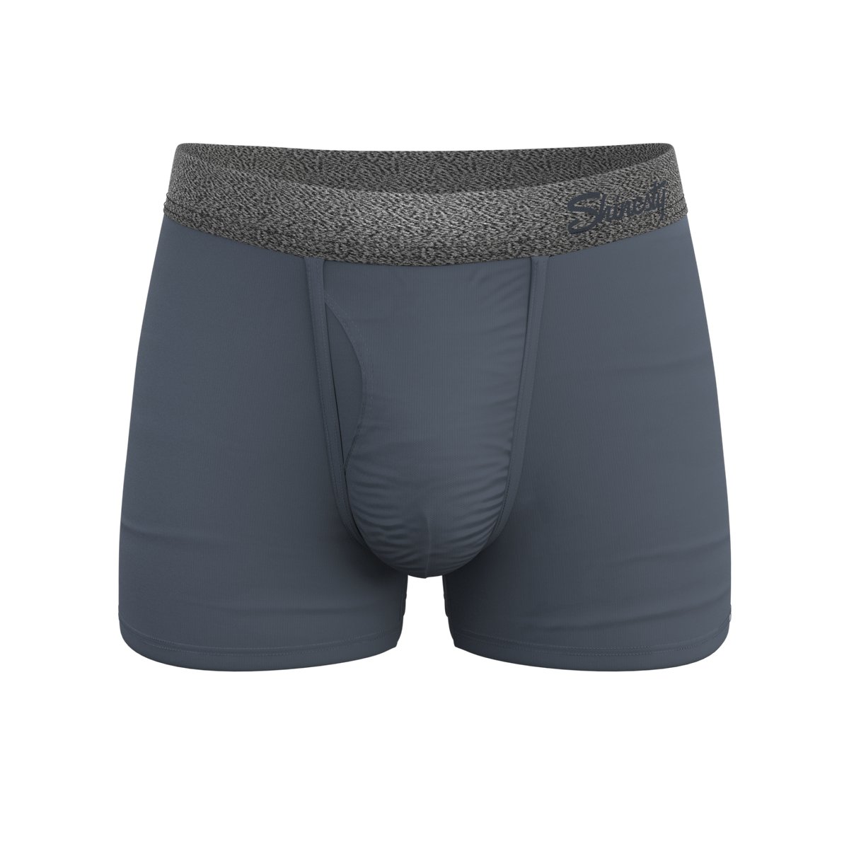 The Graphite | Tonal Grey Ball Hammock® Pouch Trunks Underwear - Shinesty