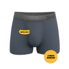 The Graphite | Tonal Grey Ball Hammock® Pouch Trunks Underwear - Shinesty
