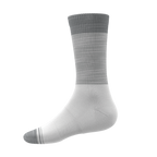 The Gray Matter | Tri Color Block Heel Hammock™ Crew Socks - Shinesty