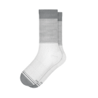 The Gray Matter | Tri Color Block Heel Hammock™ Crew Socks - Shinesty