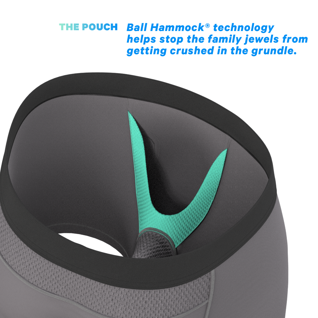 The Gray Wolf | Gray Tonal paradICE™ Cooling Ball Hammock® Underwear - Shinesty