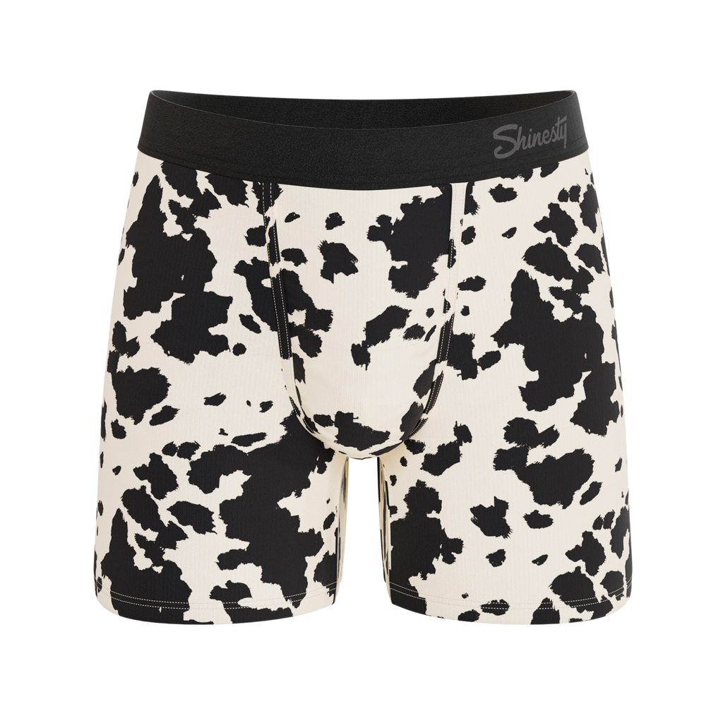 The Graze Escape | Cow Hide Fringe Ball Hammock® Pouch Underwear - Shinesty
