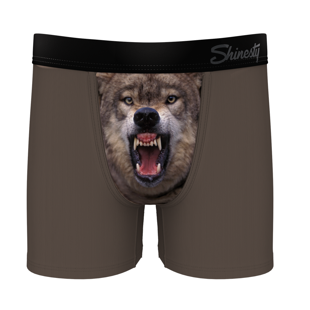 The Grey's Growl | Wolf Youth Boxer Briefs - Shinesty