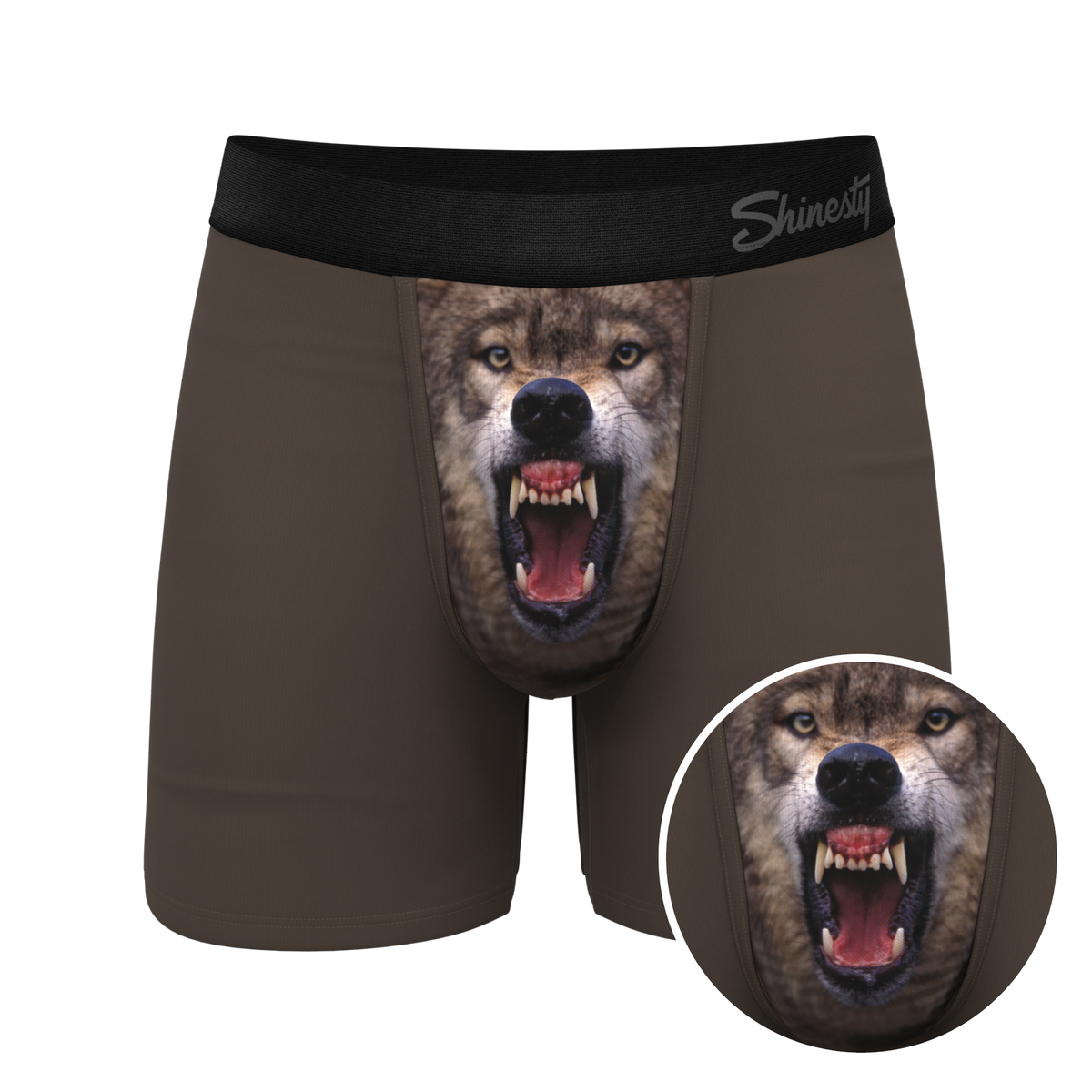 The Grey's Growl | Wolf Ball Hammock® Pouch Underwear - Shinesty