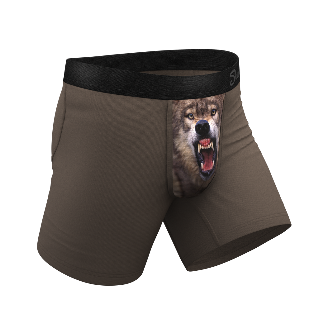 The Grey's Growl | Wolf Ball Hammock® Pouch Underwear - Shinesty