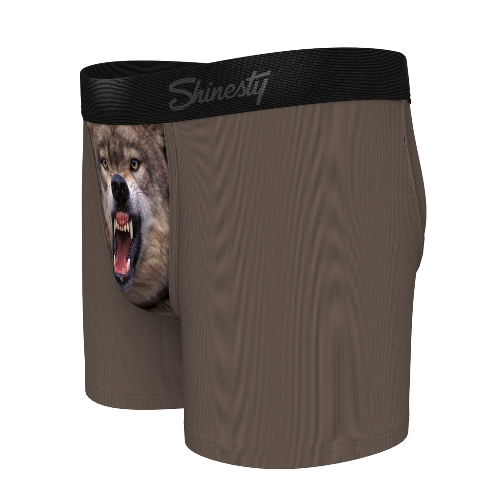 The Grey's Growl | Wolf Youth Boxer Briefs - Shinesty