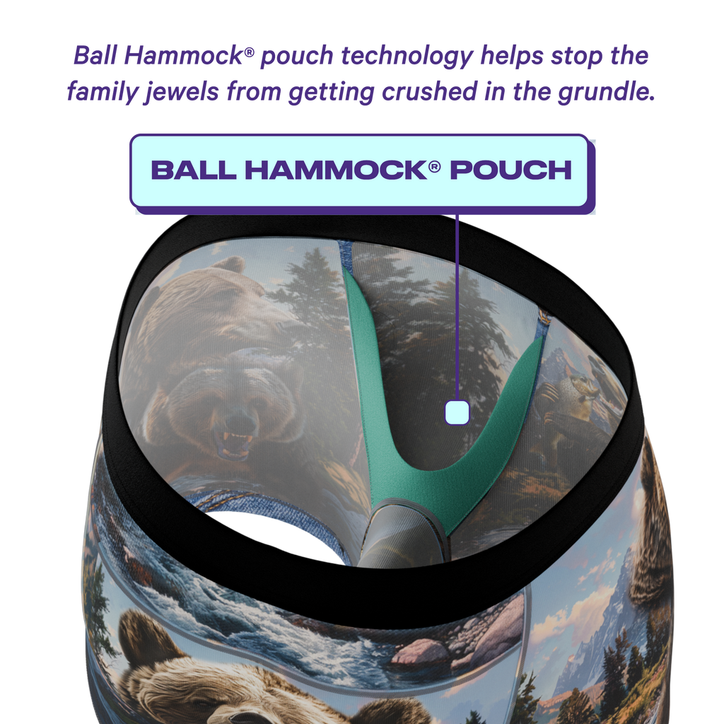 The Grizzly Beast | Truck Stop Classic paradICE™ Cooling Ball Hammock® Underwear - Shinesty