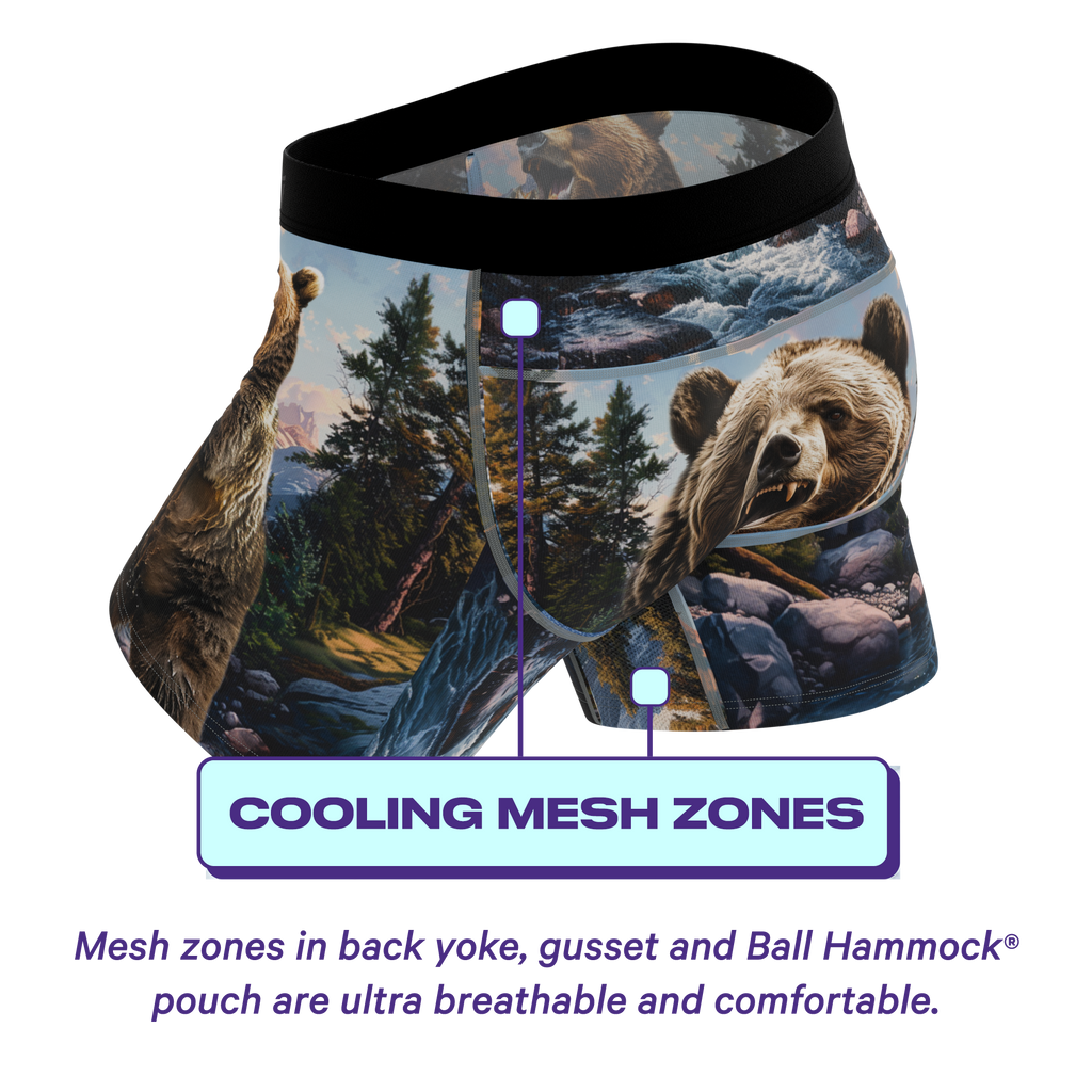 The Grizzly Beast | Truck Stop Classic paradICE™ Cooling Ball Hammock® Underwear - Shinesty