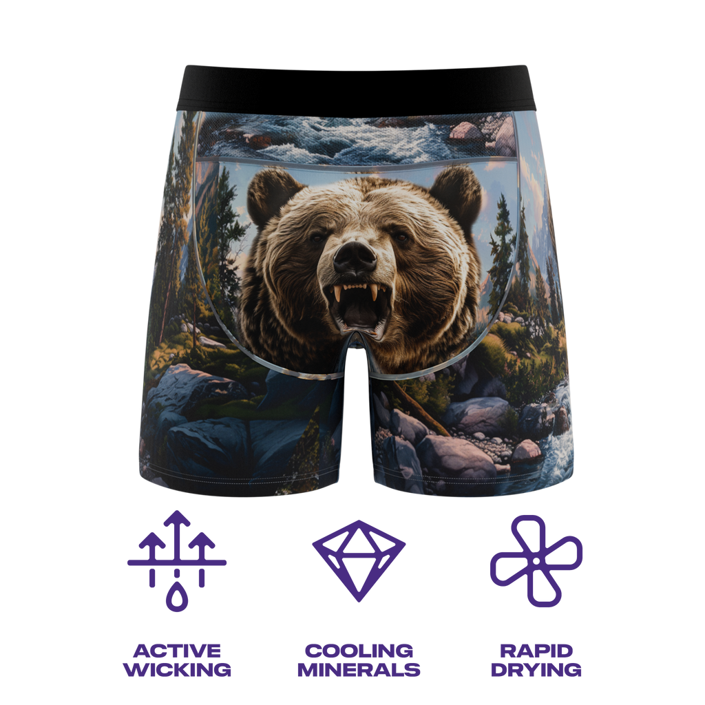 The Grizzly Beast | Truck Stop Classic paradICE™ Cooling Ball Hammock® Underwear - Shinesty