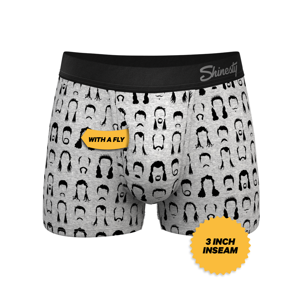 The Hair Down There | Mullet Ball Hammock® Pouch Trunks Underwear - Shinesty