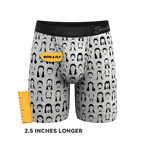 The Hair Down There | Mullet Ball Hammock® Boxer - Long Leg - Shinesty