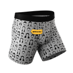 The Hair Down There | Mullet Ball Hammock® Pouch Underwear With Fly - Shinesty