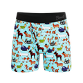 The Halloweenies | Halloween Dogs Ball Hammock® Magnum Big Pouch Underwear - Shinesty