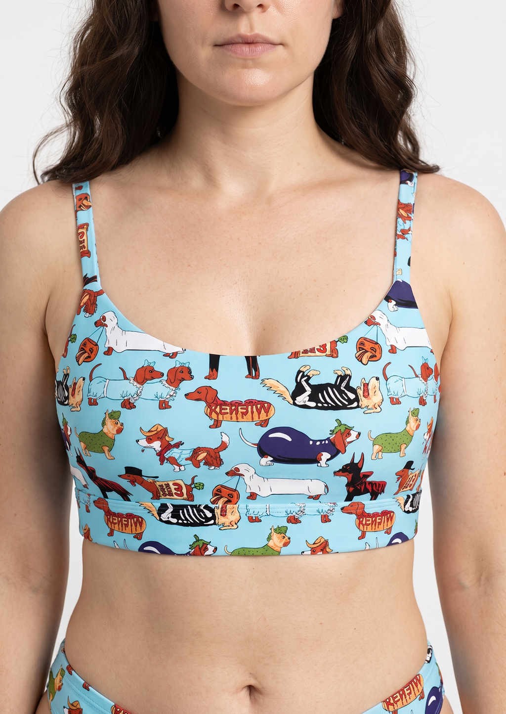 The Halloweenies | Halloween Dogs Boob Hammock™ Scoop Bralette - Shinesty