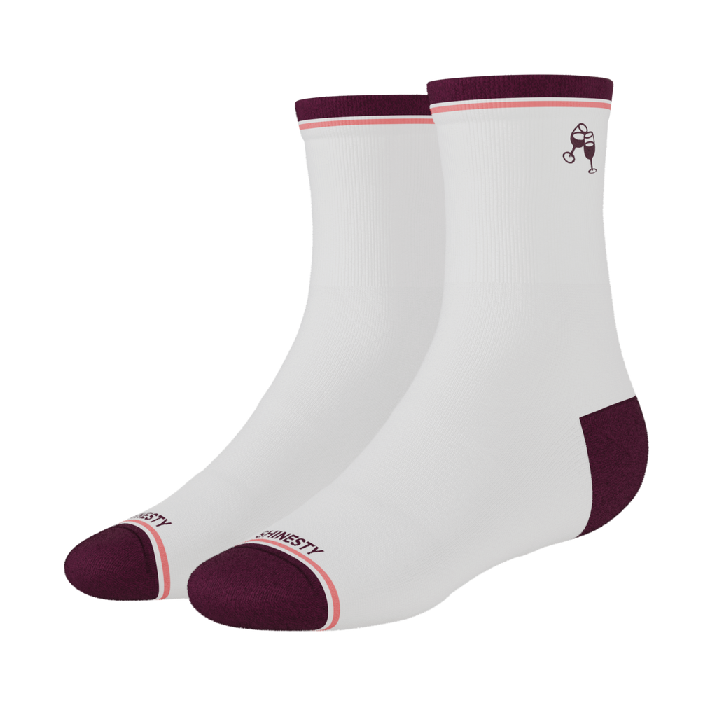 The Happy Hour | Heel Hammock™ Quarter Crew Socks 3 Pack - Shinesty