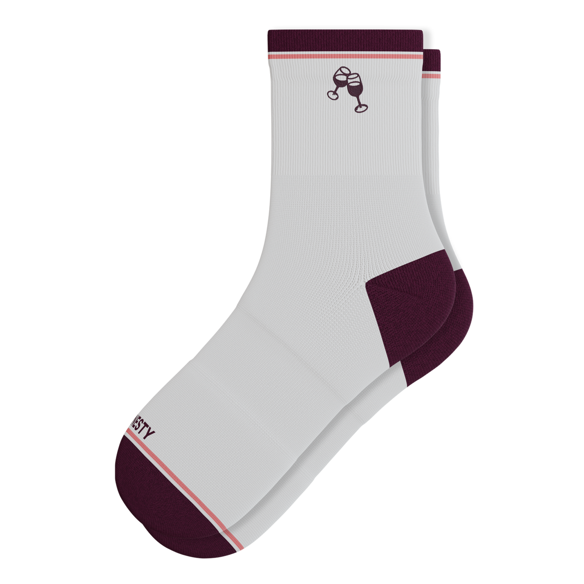 The Happy Hour | Heel Hammock™ Quarter Crew Socks 3 Pack - Shinesty