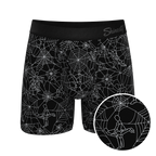 The Harlot's Web | Naughty Spider Web Ball Hammock® Pouch Underwear With Fly - Shinesty