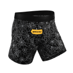 The Harlot's Web | Naughty Spider Web Ball Hammock® Pouch Underwear With Fly - Shinesty